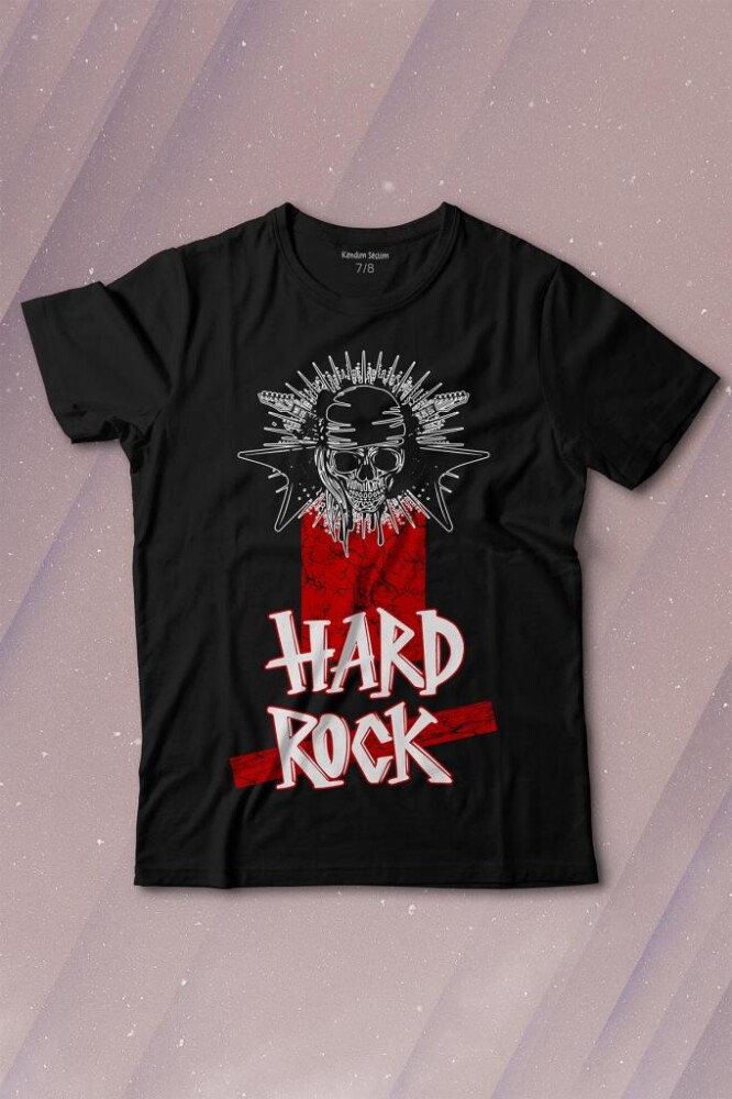 Hard Rock Music Old 90'S Baskılı Tişört Çocuk T-shirt - 1