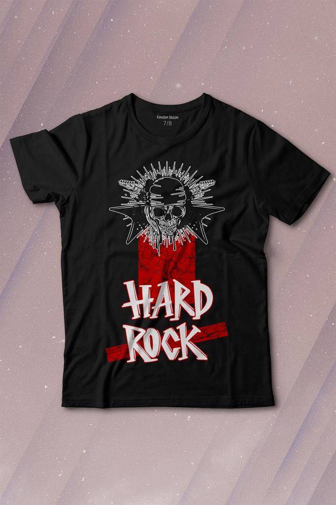 Hard Rock Music Old 90'S Baskılı Tişört Çocuk T-shirt - 1