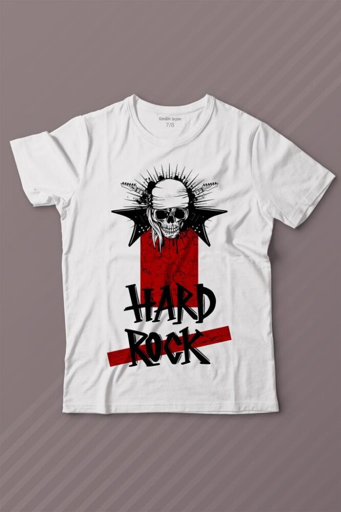 Hard Rock Music Old 90'S Baskılı Tişört Çocuk T-shirt - KENDİM SEÇTİM