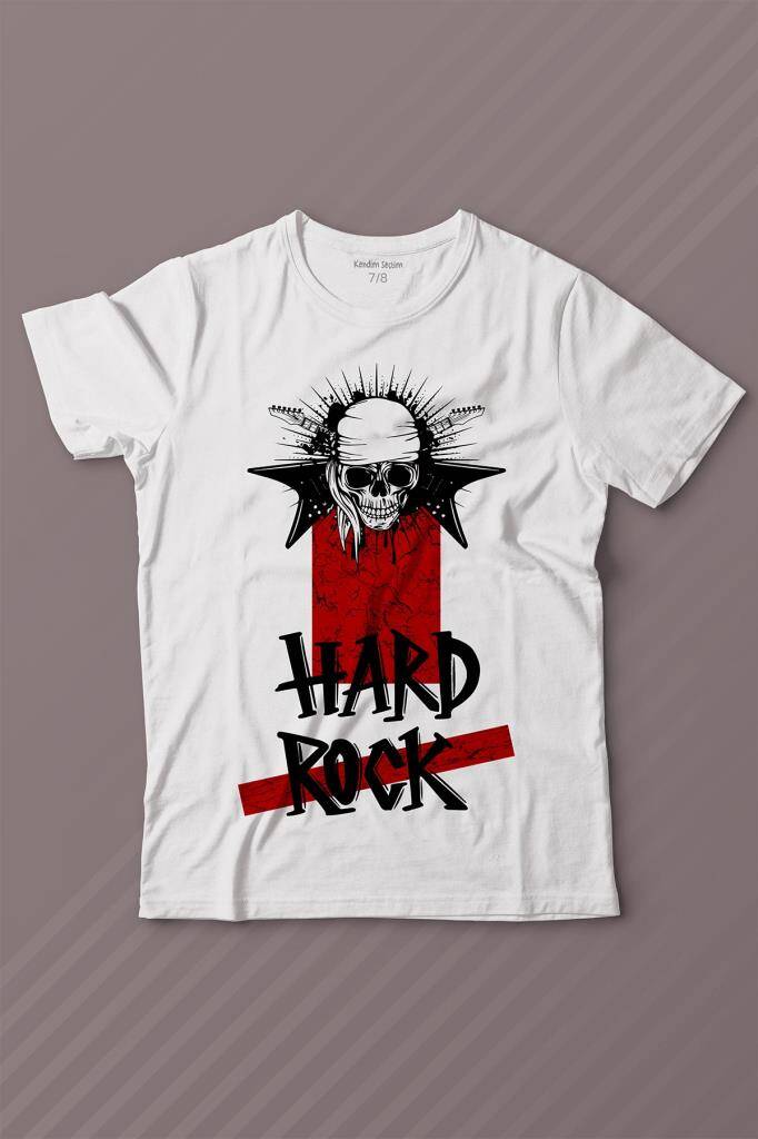 Hard Rock Music Old 90'S Baskılı Tişört Çocuk T-shirt - 1