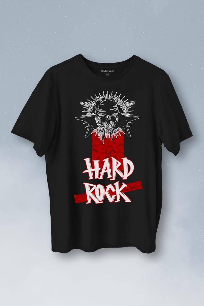 Hard Rock Music Old 90'S Baskılı Tişört Unisex T-Shirt - 1