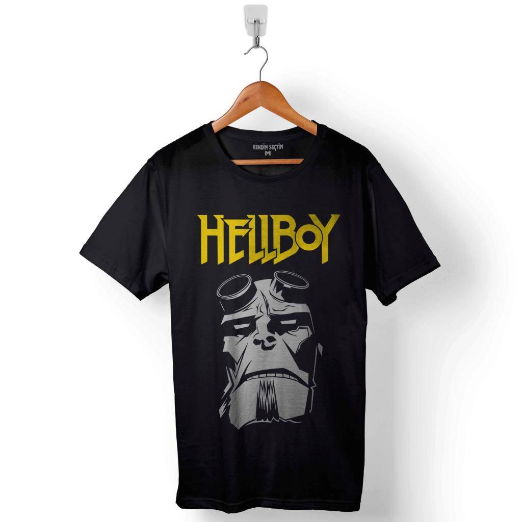 Hellboy Hell Boy Ron Perlman Doug Jones Baskılı Tişört Unisex T-Shirt - 1