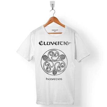 HELVETIOS ELUVEITIE LOGO FOLK METAL ERKEK TİŞÖRT - 1