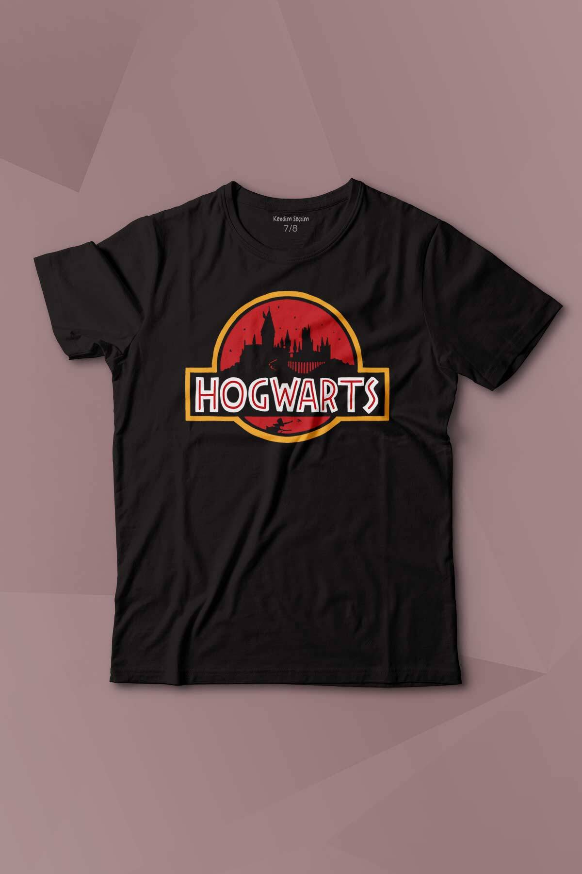 Hogwarts Park Harry Film Baskılı Çocuk Tişört Kısa Kollu - 1