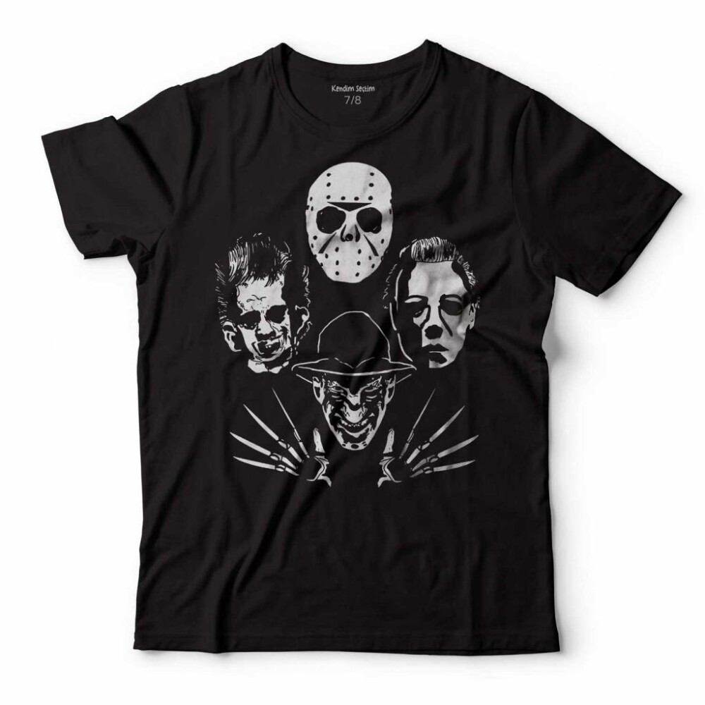 HORROR RHAPSODY FREDDY KRUEGER SİLÜETİ ÇOCUK TİŞÖRT - KENDİM SEÇTİM