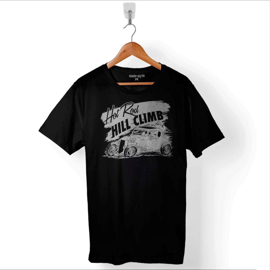 Hot Rod Hill Climb In Central Cıty Colorado Baskılı Tişört Unisex T-Shirt - 1