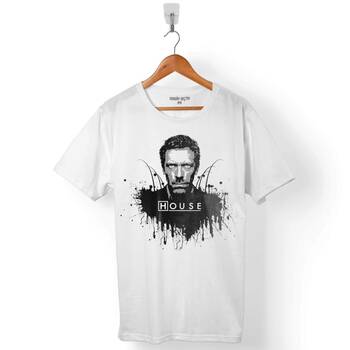 HOUSE HUGH LARUIE HEAD SİLÜET ERKEK TİŞÖRT - 1