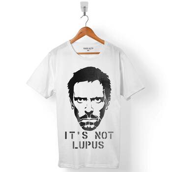 HOUSE ITS IT IS S NOT LUPUS ERKEK TİŞÖRT - 1