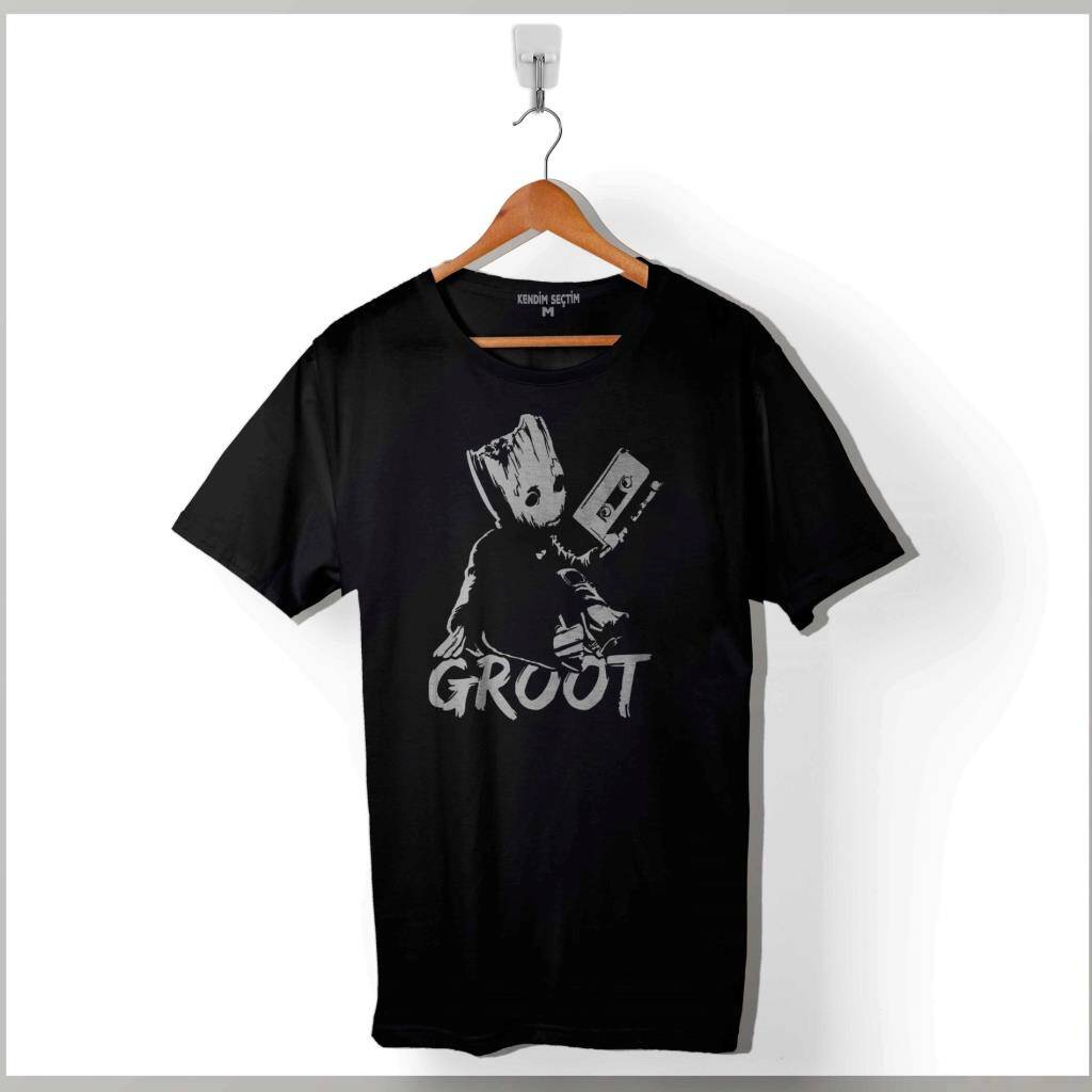 I Am Groot Guardians Of The Galaxy 2 Baskılı Tişört Unisex T-Shirt - 1