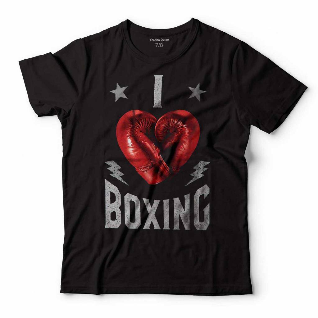 I LOVE BOXING BOKS RİNG MUHAMMED ALI ÇOCUK TİŞÖRT - 1