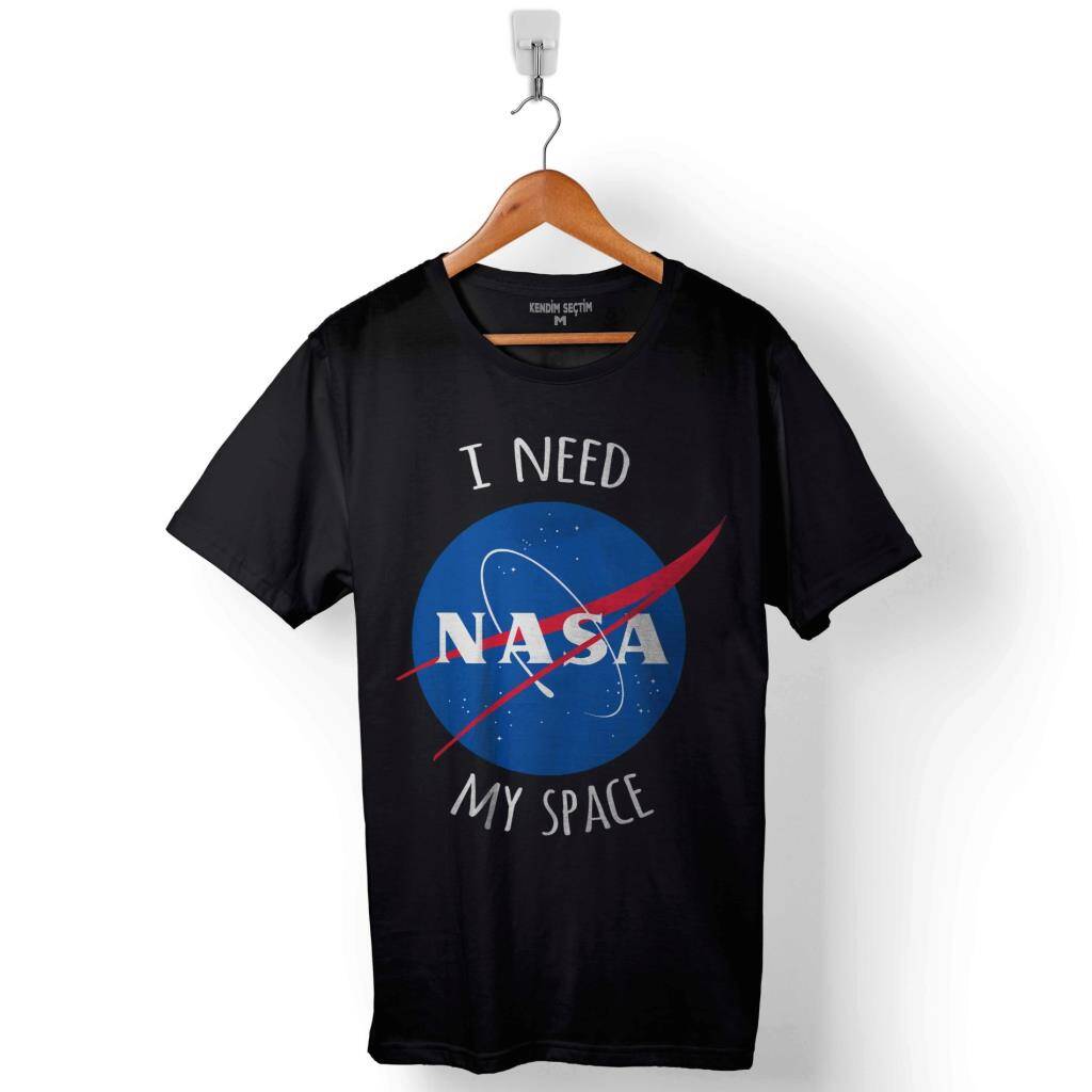 I Need Space Nasa Uzay Cosmos Baskılı Tişört Unisex T-Shirt - 1