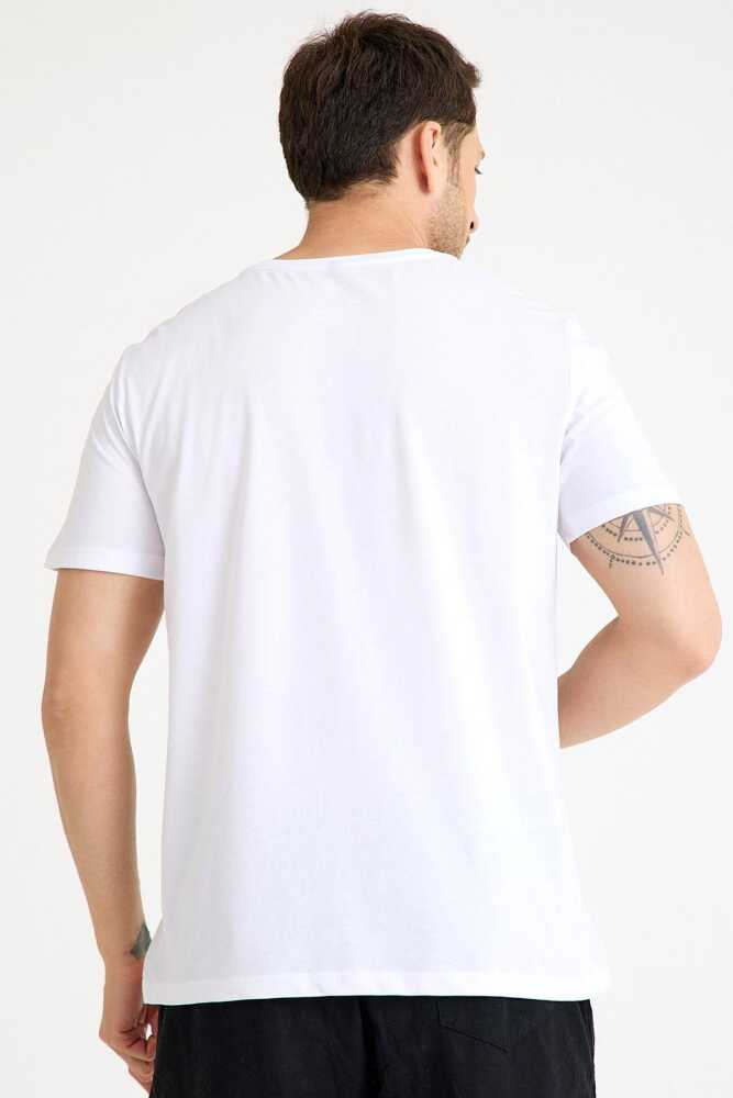 Ice Cream Scream Summer Funny T-shirt Yaz Eğlenceli Dondurma Baskılı Beyaz Tişört - 4
