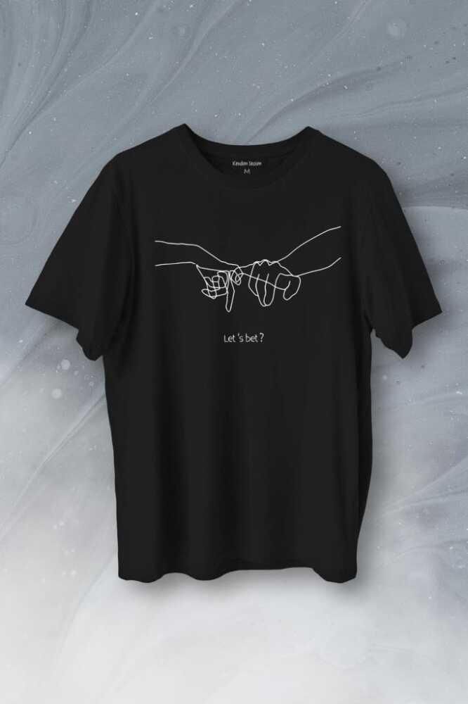 İddia Sevgili Minimal Baskılı Tişört Unisex T-Shirt - 1