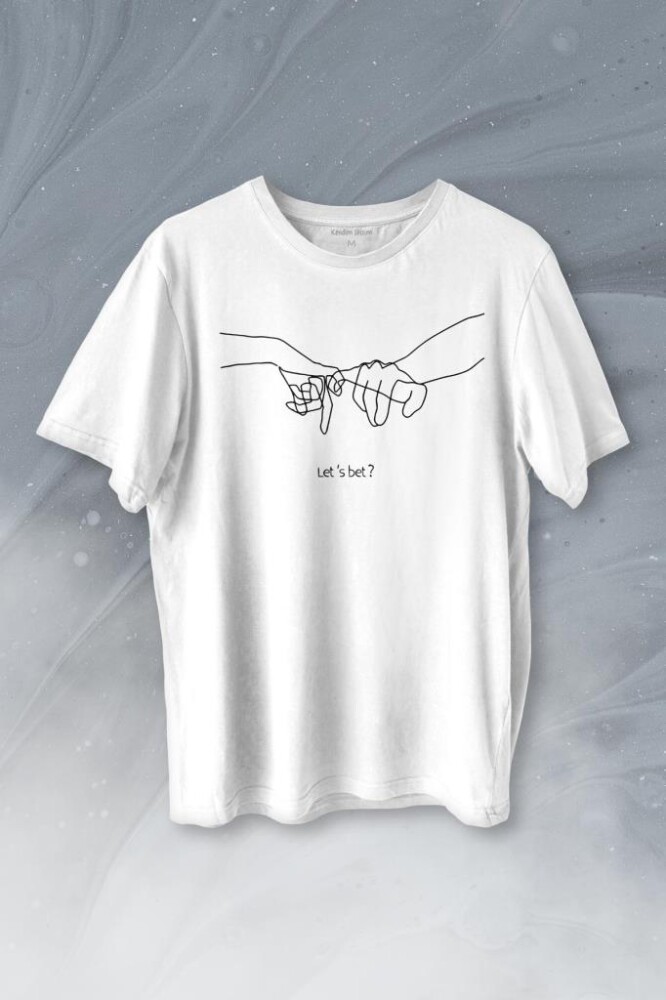 İddia Sevgili Minimal Baskılı Tişört Unisex T-shirt - 1