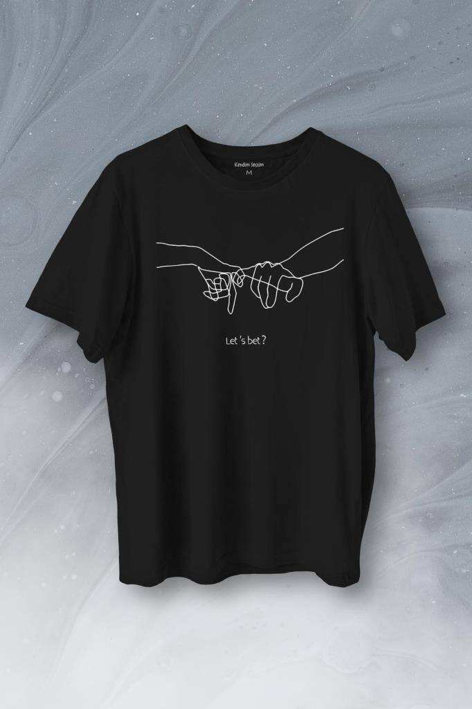 İddia Sevgili Minimal Baskılı Tişört Unisex T-Shirt - 1