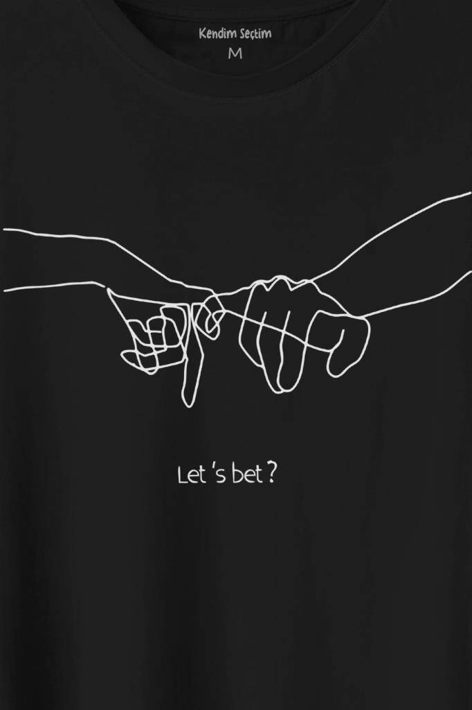 İddia Sevgili Minimal Baskılı Tişört Unisex T-Shirt - 2