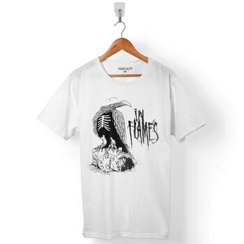 IN FLAMES SIREN CHAMS LOGO ERKEK TİŞÖRT - 1