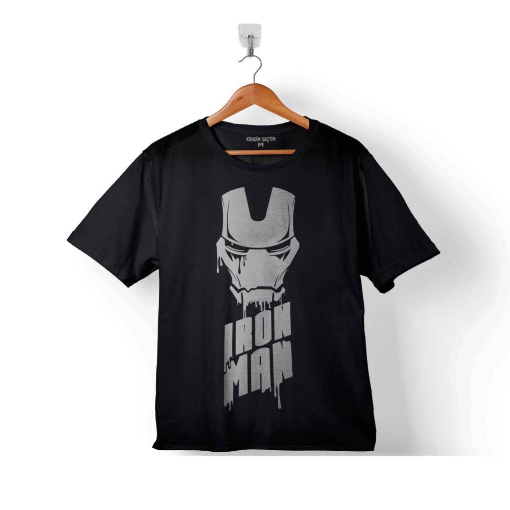 IRON MAN HEAD SKULL KAFA EMİR ADAM ÇOCUK TİŞÖRT - 1