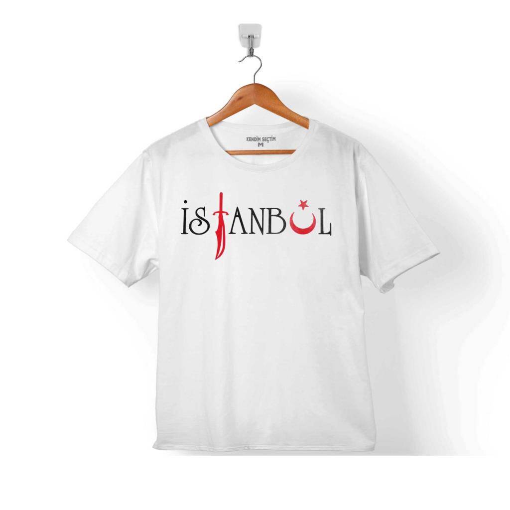 İSTANBUL TASARIM AY YILDIZ KILIÇ HİLAL ÇOCUK TİŞÖRT - 1