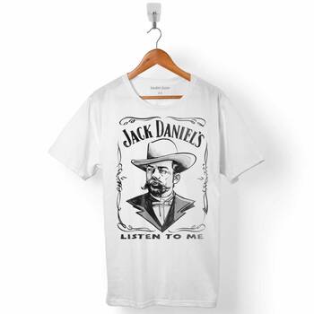 JACK DANIEL LISTEN TO ME WHISKY VİSKİ BENİ DİNLE ERKEK TİŞÖRT - 1