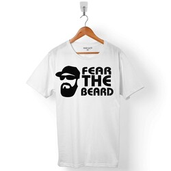 JAMES HARDEN FEAR THE BEARD HOUSTAN BASKETBALL NBA3 ERKEK TİŞÖRT - 1