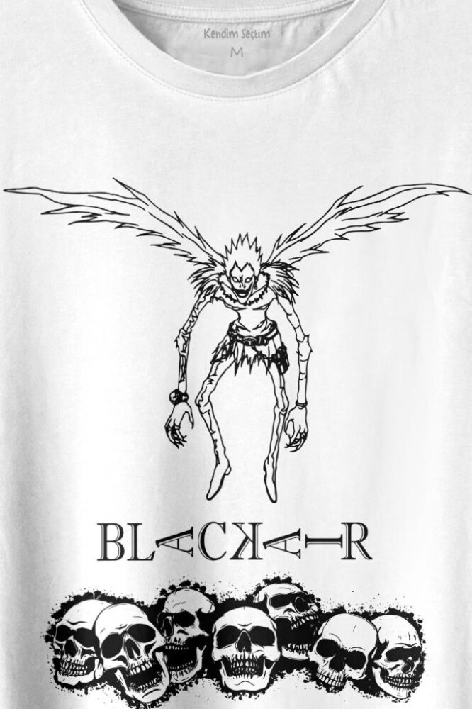 Japon Death Note Black Air Hip Hop Baskılı Tişört Unisex T-shirt (1)