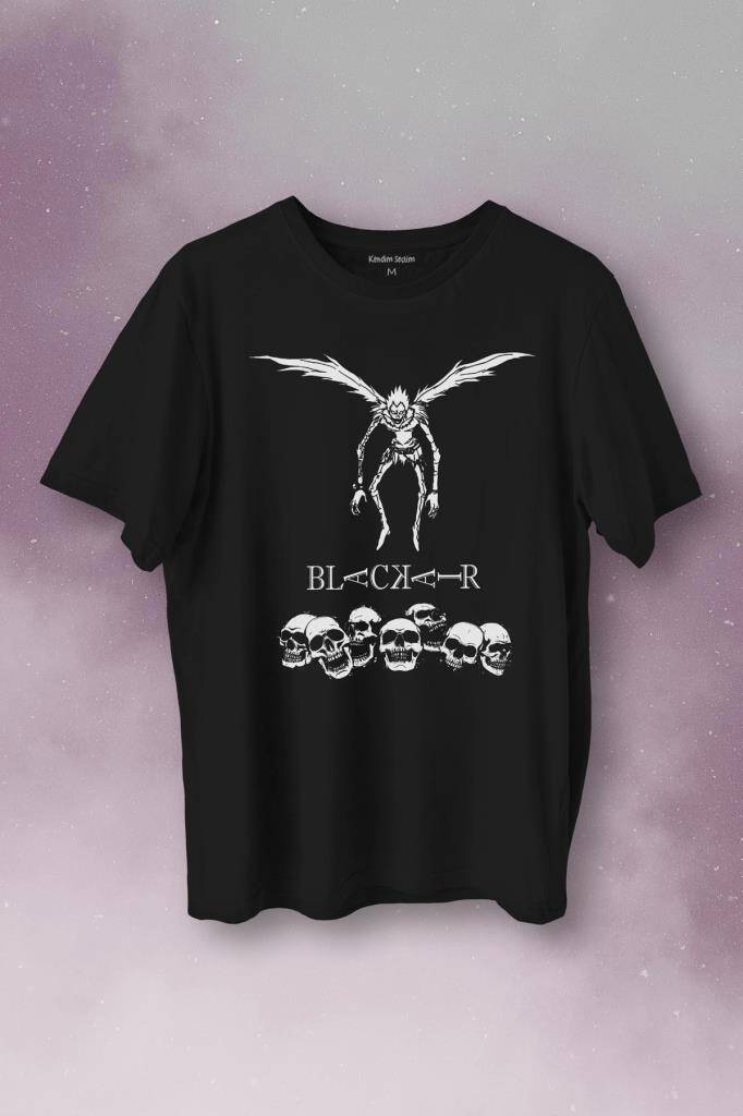Japon Death Note Black Air Hip Hop Baskılı Tişört Unisex T-Shirt - 1