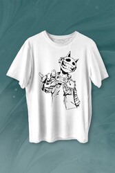 Jester J Smile Venom Gothic Maske Mask Sokak Baskılı Tişört Unisex T-shirt - 1