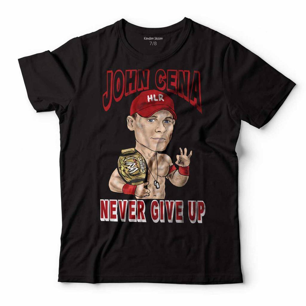 JOHN CENA NEVER GIVE UP WWE AMERİKAN GÜREŞİ ÇOCUK TİŞÖRT - 1