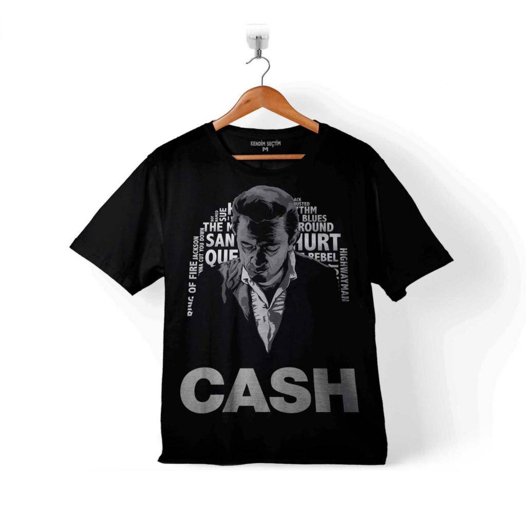 JOHNNY CASH COUNTRY MUSIC SHE USED TO LOVE ME ÇOCUK TİŞÖRT - 1
