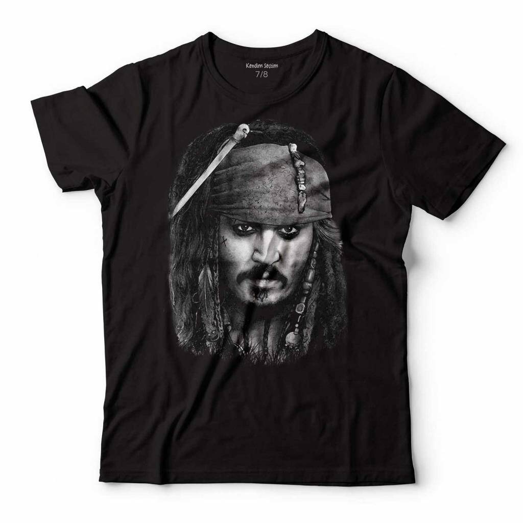 JOHNNY DEPP JACK SPARROW KARAYİP KORSANLARI ÇOCUK TİŞÖRT - 1