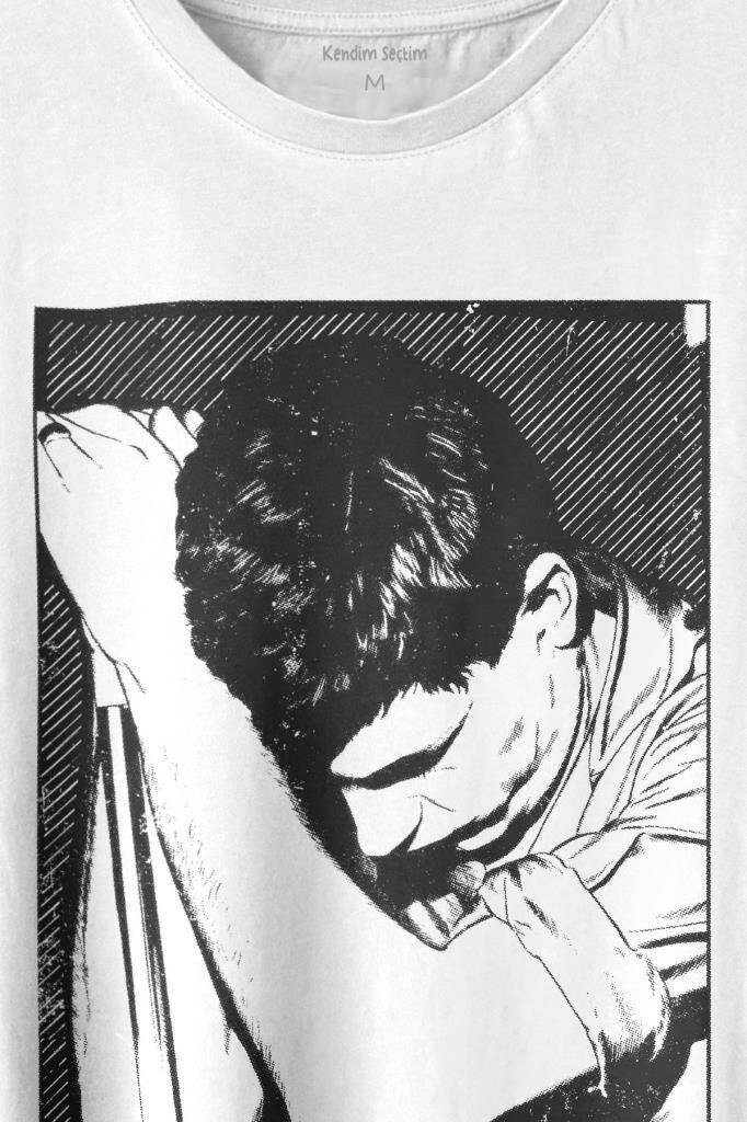 Joy Division Ian Curtis 90S Rock Punk Uk Baskılı Tişört Unisex T-shirt (1)