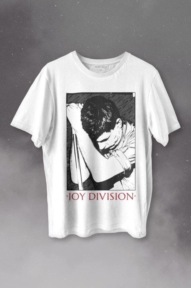 Joy Division Ian Curtis 90S Rock Punk Uk Baskılı Tişört Unisex T-shirt - 1