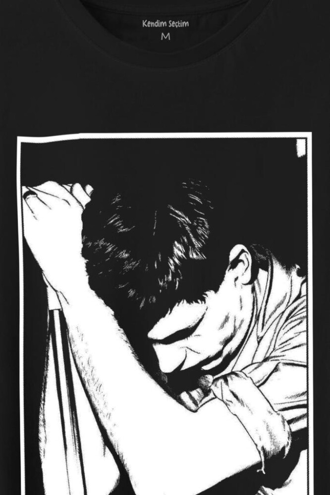 Joy Division Ian Curtis 90S Rock Punk Uk Baskılı Tişört Unisex T-Shirt - 2