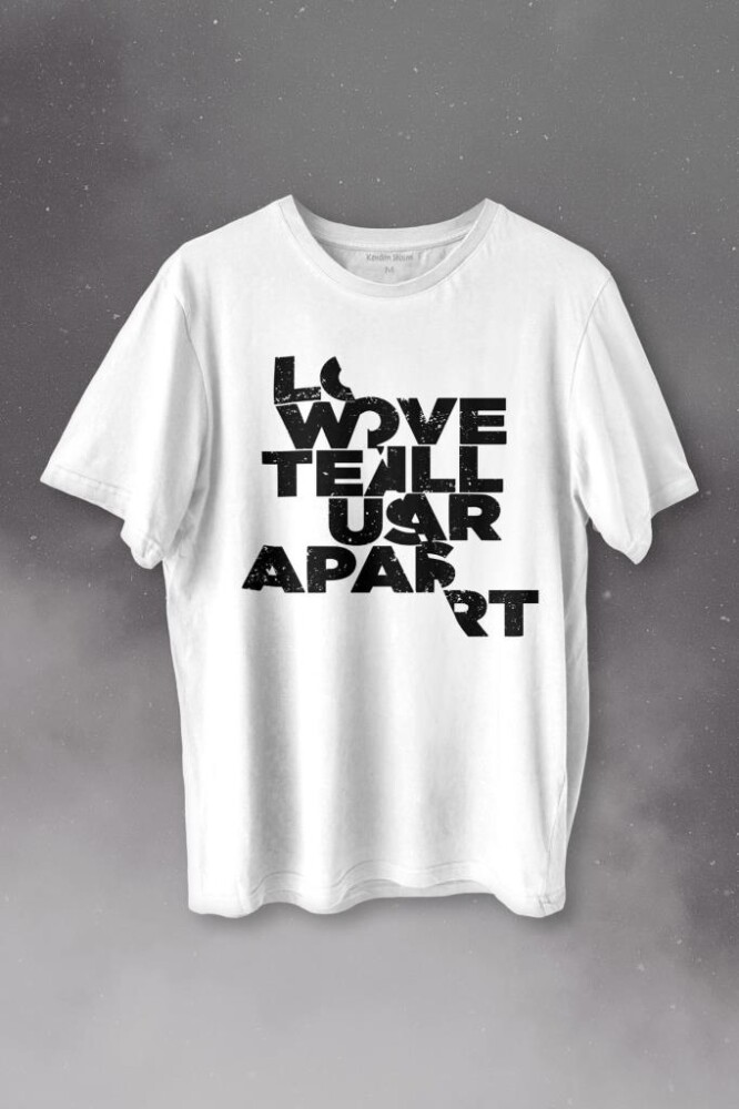 Joy Division Love Will Tear Us Ian Curtıs Baskılı Tişört Unisex T-shirt - 1
