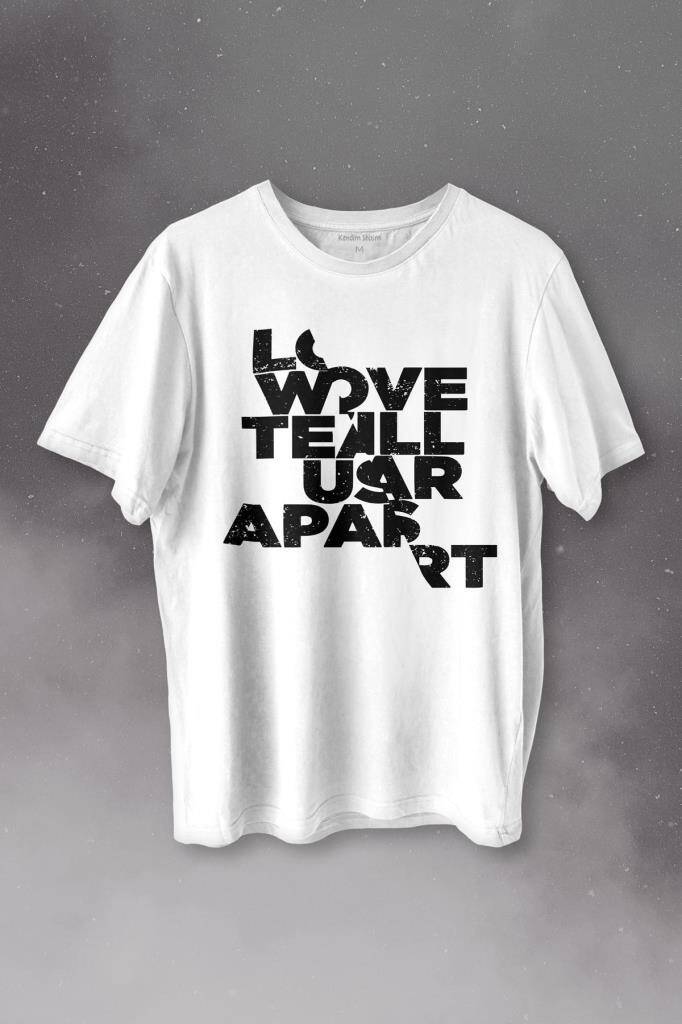Joy Division Love Will Tear Us Ian Curtıs Baskılı Tişört Unisex T-shirt - 1