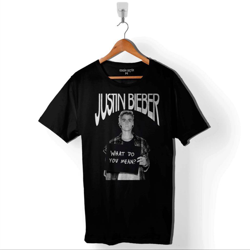 Justin Bieber 94 1994 What Do You Man Mean Baskılı Tişört Unisex T-Shirt - 1