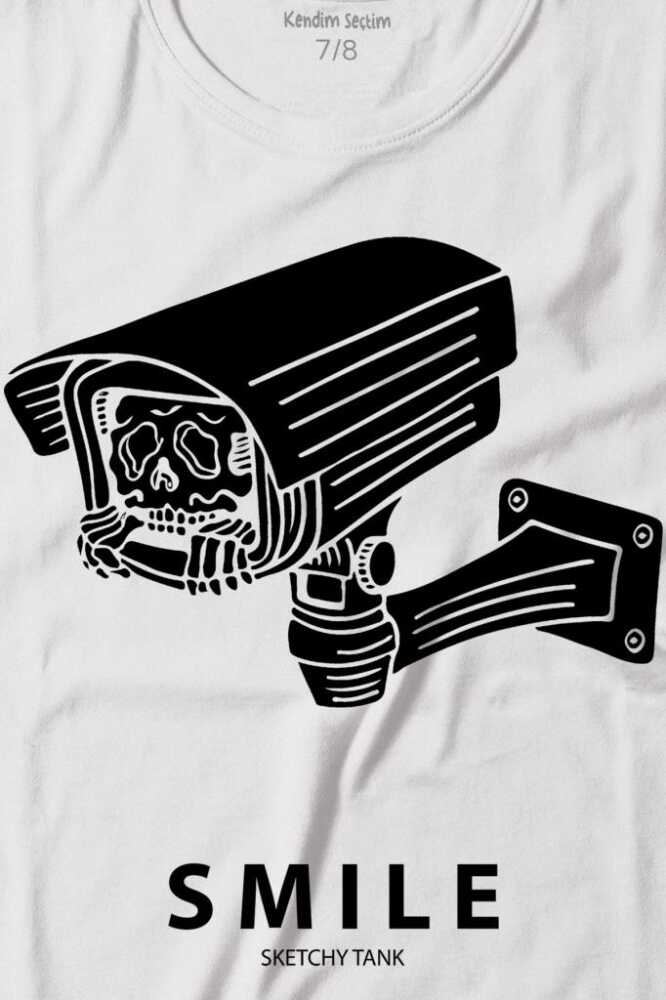 Kamera Smile Selfie Big Brother Baskılı Tişört Çocuk T-shirt - 2