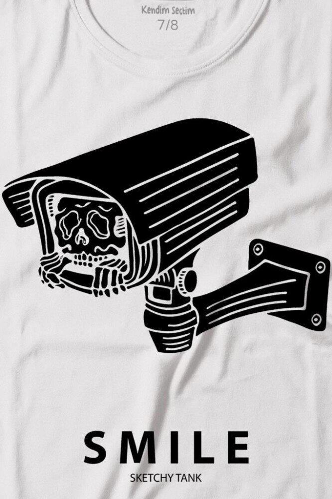 Kamera Smile Selfie Big Brother Baskılı Tişört Çocuk T-shirt - 2