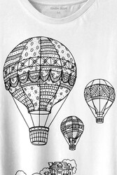 Kapadokya Nevşehir Peri Pacaları Cappadocia Baskılı Tişört Unisex T-shirt - 2