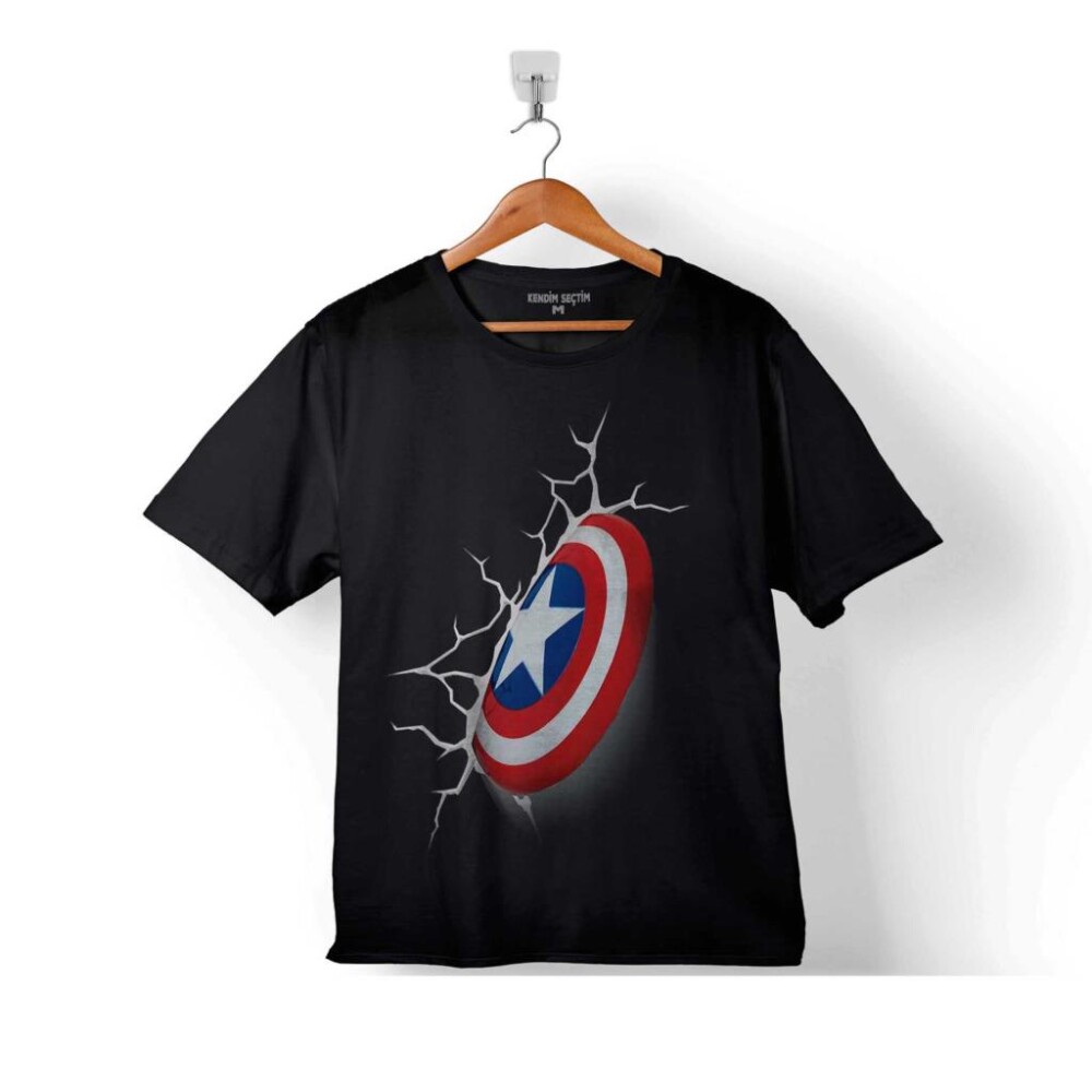 KAPTAN AMERİKA CAPTAIN AMERICA 3D 3 BOYUTLU 2 ÇOCUK TİŞÖRT - 1
