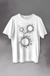 Kara Delik Uzay Zaman Galaksi Karadelikler Cosmos Kümesi Baskılı Tişört Unisex T-shirt - 1