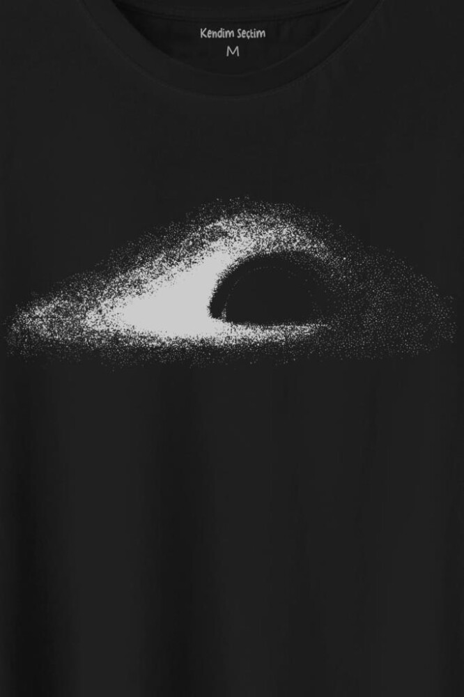 Kara Delik Uzay Zaman Galaksi Karadelikler Cosmos Kümesi Baskılı Tişört Unisex T-Shirt (1)