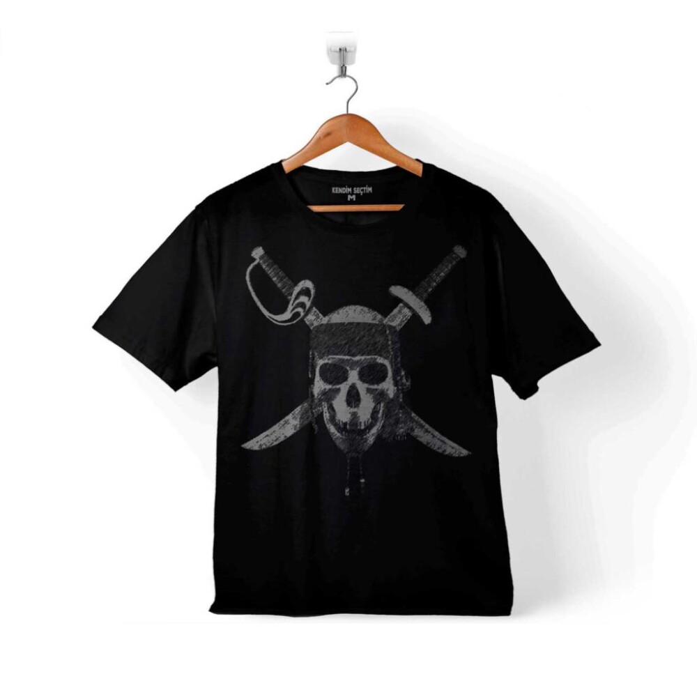 KARAYİP KORSANLARI KURU KAFA SKULL ÇOCUK TİŞÖRT - 1
