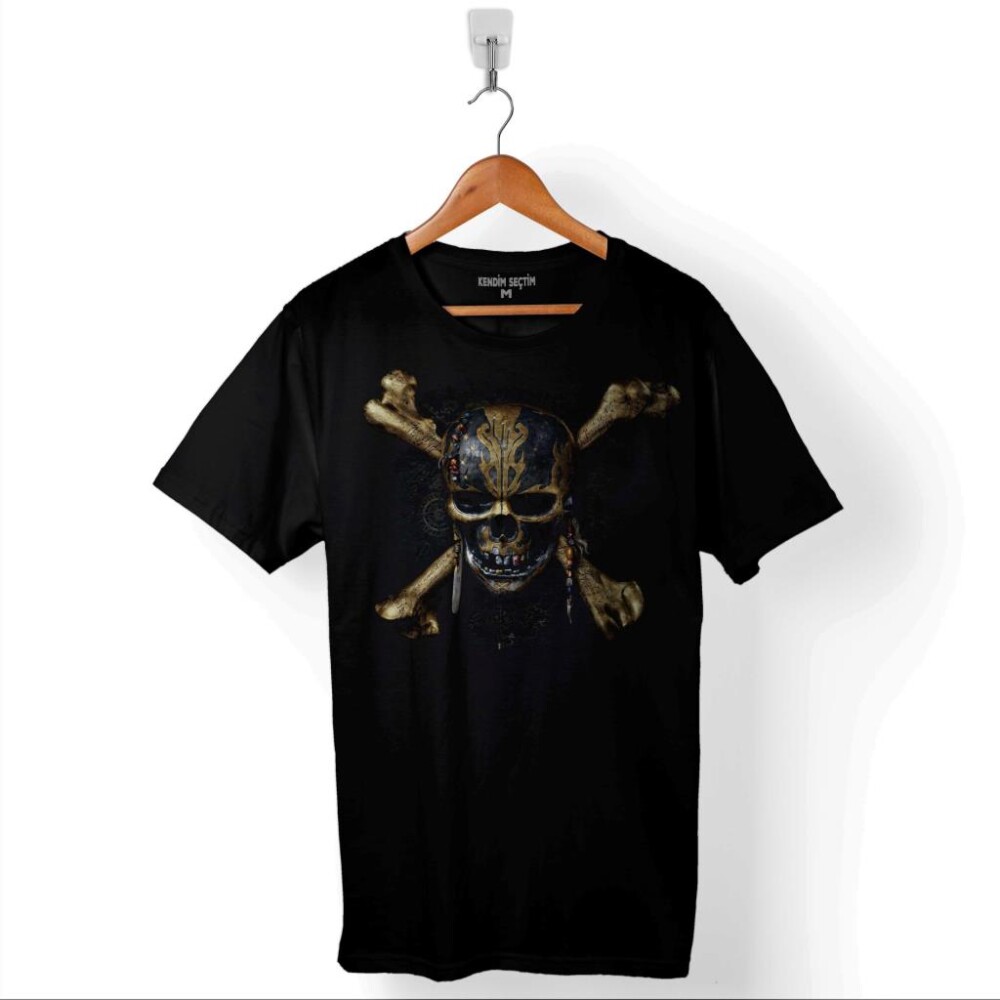 Karayip Korsanları Pirates Of The Caribbean Baskılı Tişört Unisex T-Shirt - 1