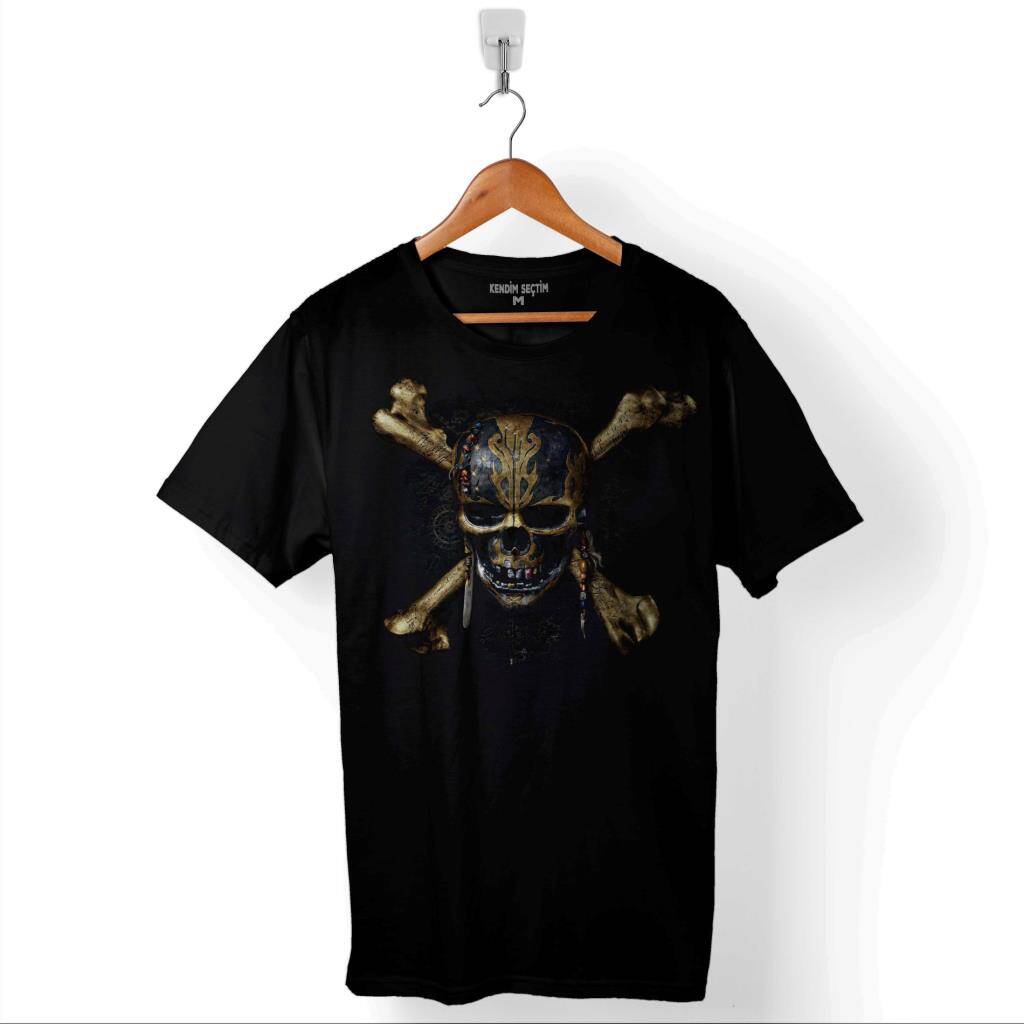 Karayip Korsanları Pirates Of The Caribbean Baskılı Tişört Unisex T-Shirt - 1