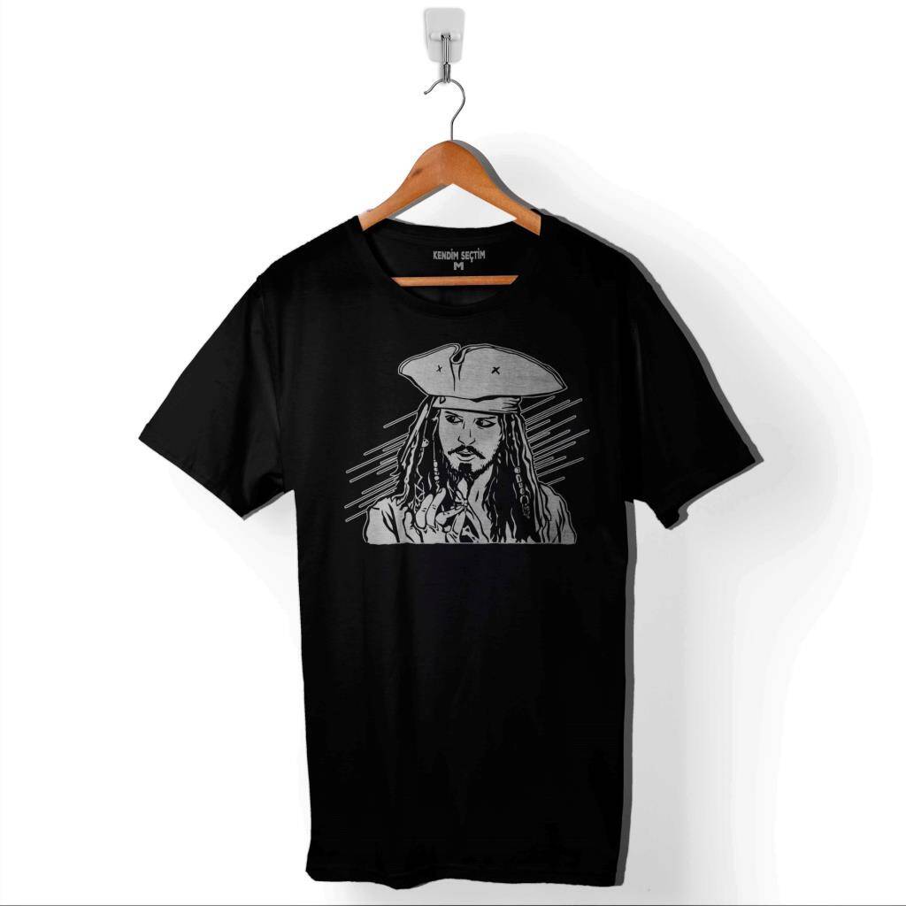 Karayip Korsanları Pirates Of The Caribbean Baskılı Tişört Unisex T-Shirt - 1
