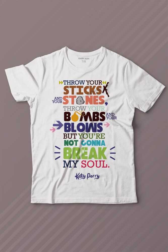 Katty Pery Music Müzik Pop Baskılı Tişört Çocuk T-shirt - 1