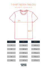Kırmızı Regular Fit Basic T-shirt Unisex Tişört - 2