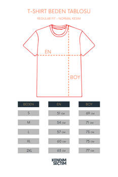 Kırmızı Regular Fit Basic T-shirt Unisex Tişört - 2